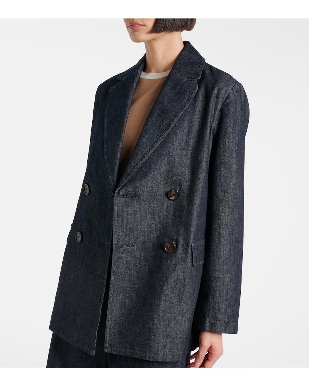Max Mara Blue Sara Denim Jacket
