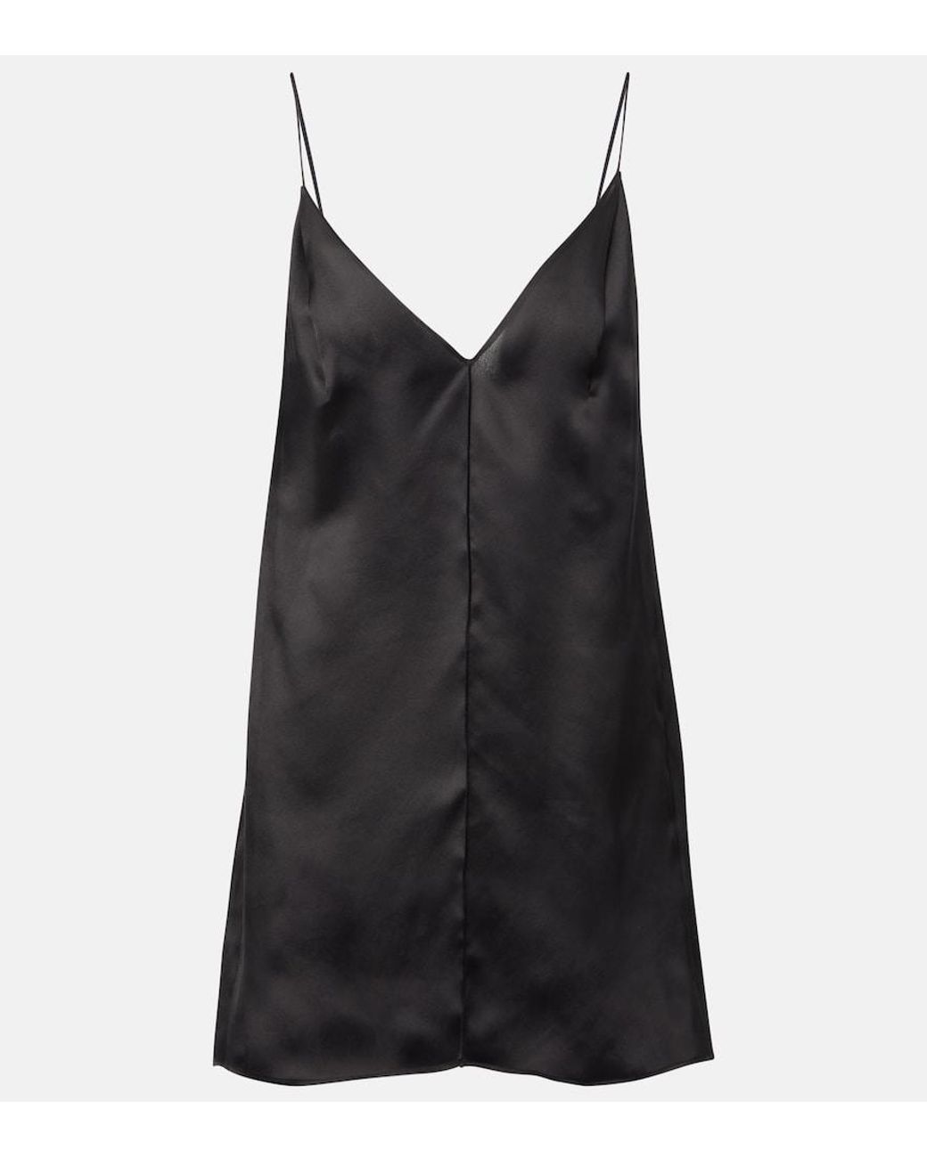 Khaite Black Talsie Silk Organza Top