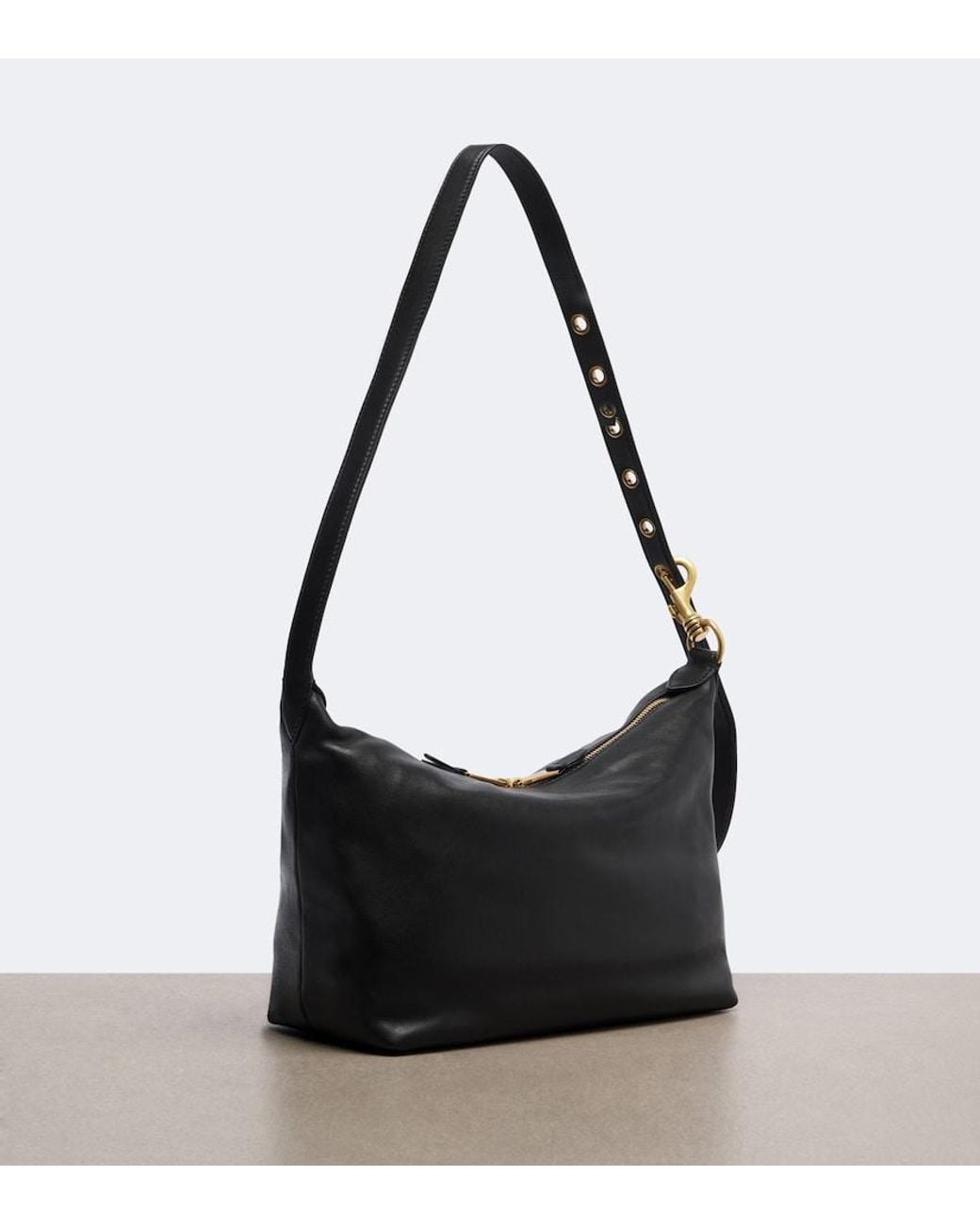 Miu Miu Black Spirit Leather Shoulder Bag