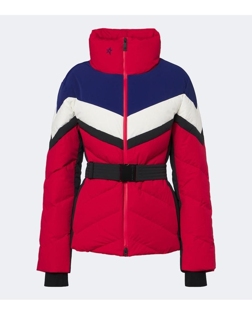Perfect Moment Red Jg Belted Down Ski Jacket