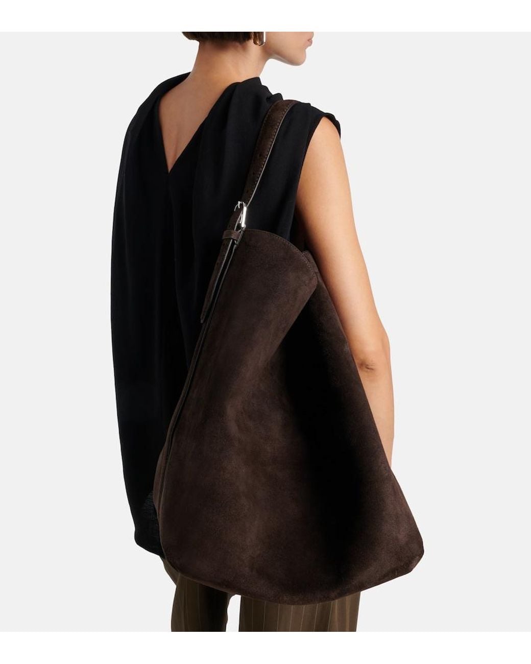 Borsa Belted Large di Totême in Black