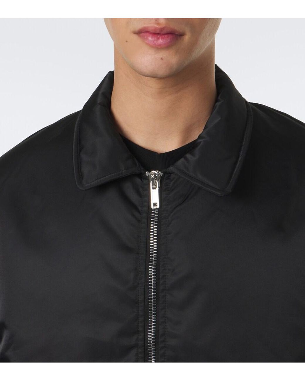 Rick Owens Black Drkshdw Flyers Twill Blouson Jacket for men