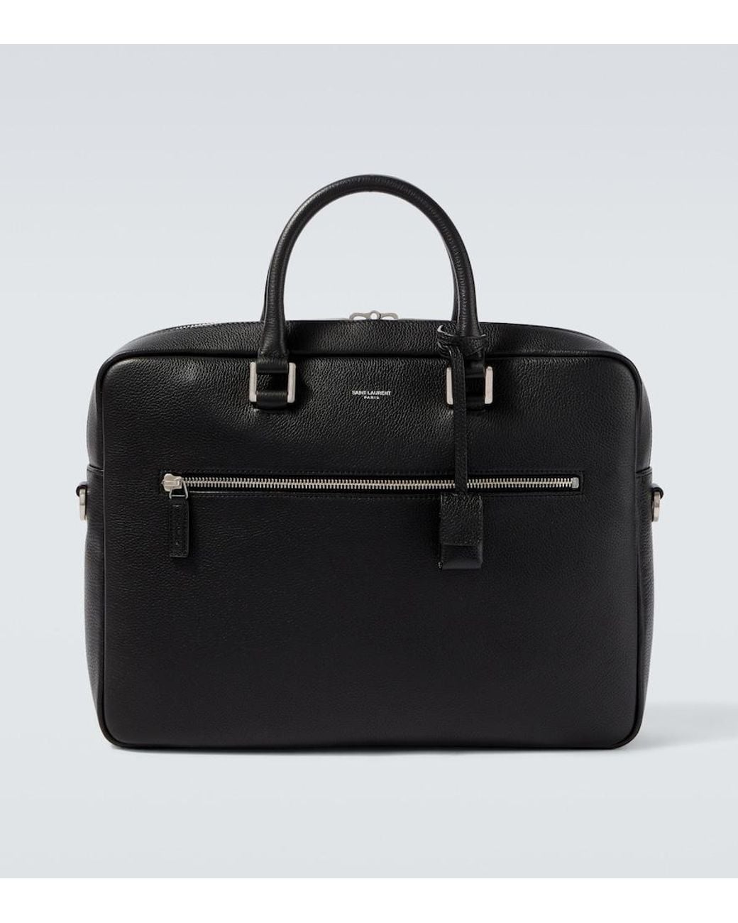 Saint Laurent Black Sac De Jour Leather Tote Bag for men