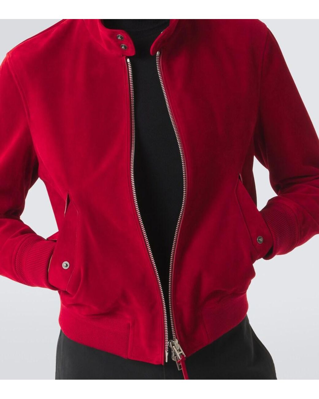 Tom Ford Red Suede Jacket for men
