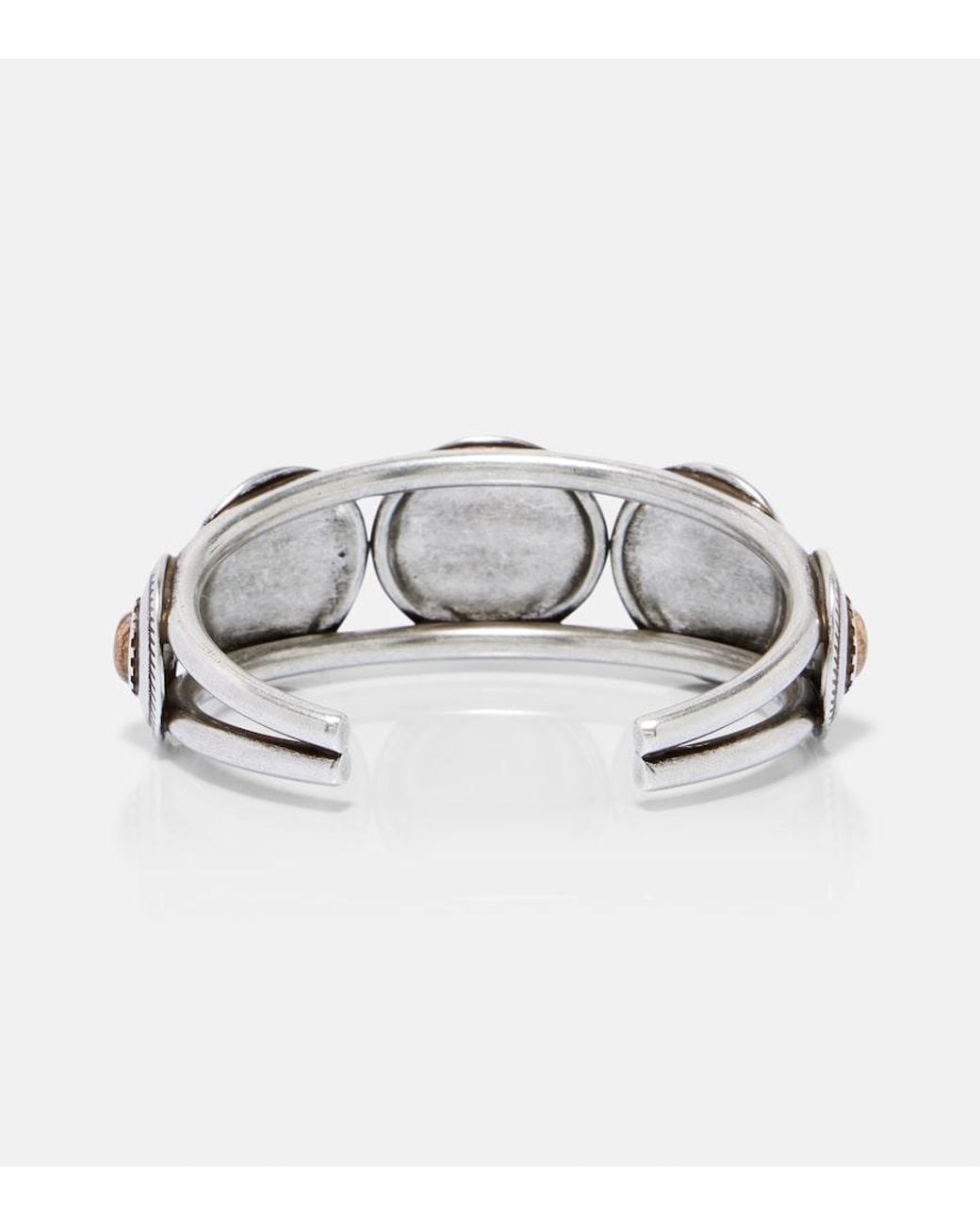 Isabel Marant White Lam Embellished Cuff Bracelet