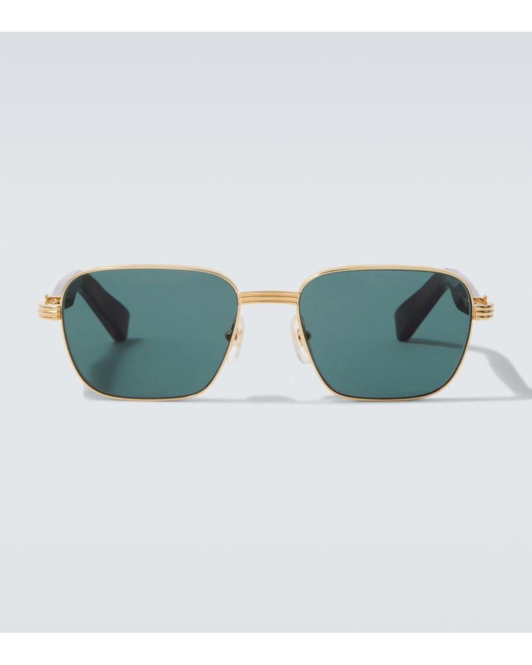Cartier Blue Premiere De Cartier Rectangular Sunglasses for men