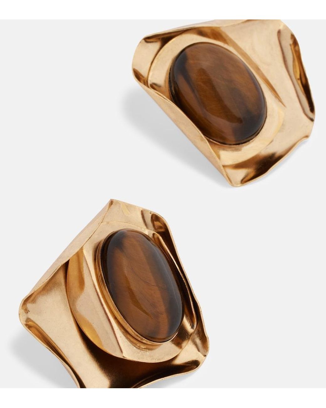 Jennifer Behr Metallic Kendall Embellished Earrings