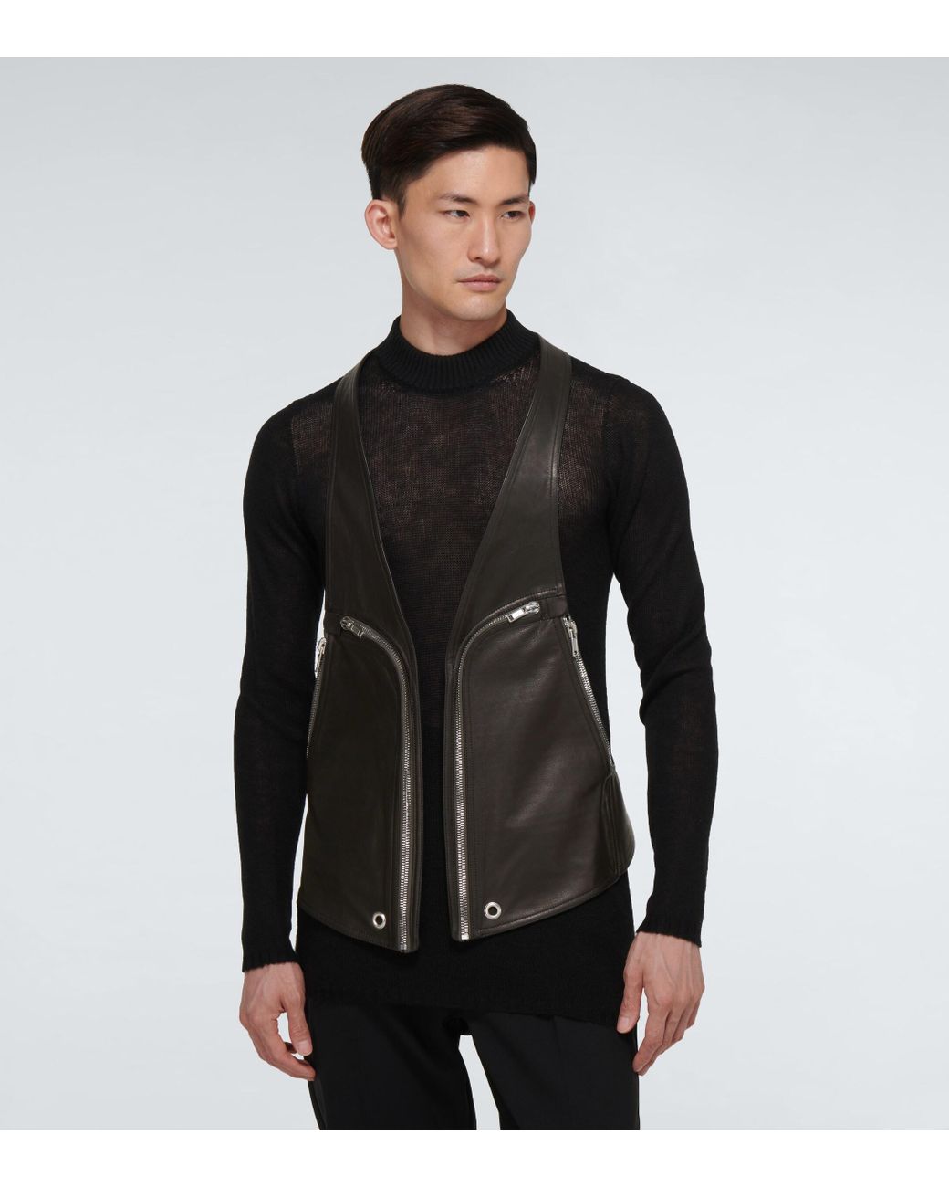 Rick Owens Bauhaus Harness Vest in Black for Men | Lyst Canada