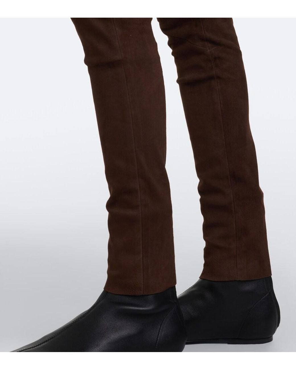 Arma Brown Roche Suede Leggings