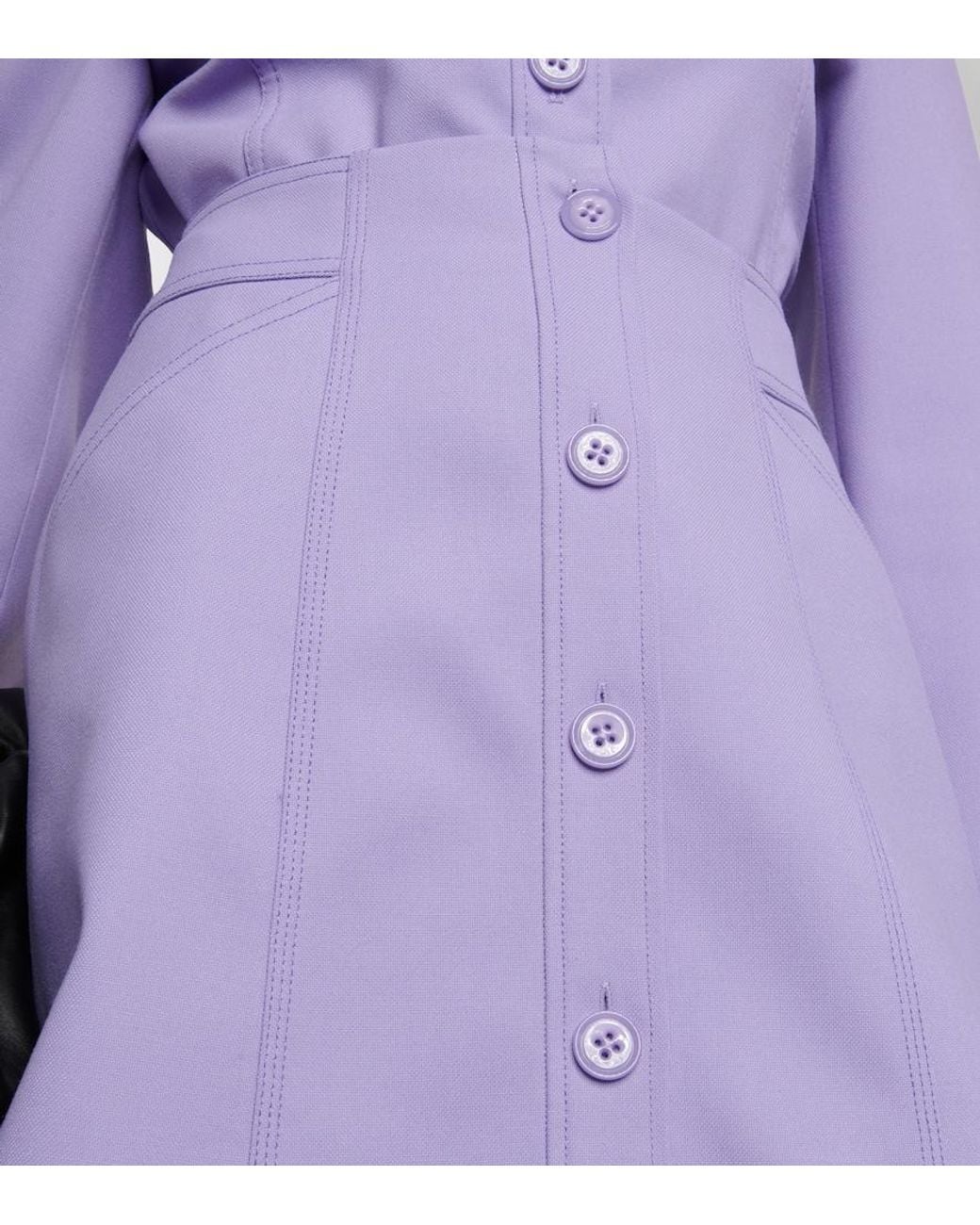 Dorothee Schumacher Purple Casual Attraction Miniskirt