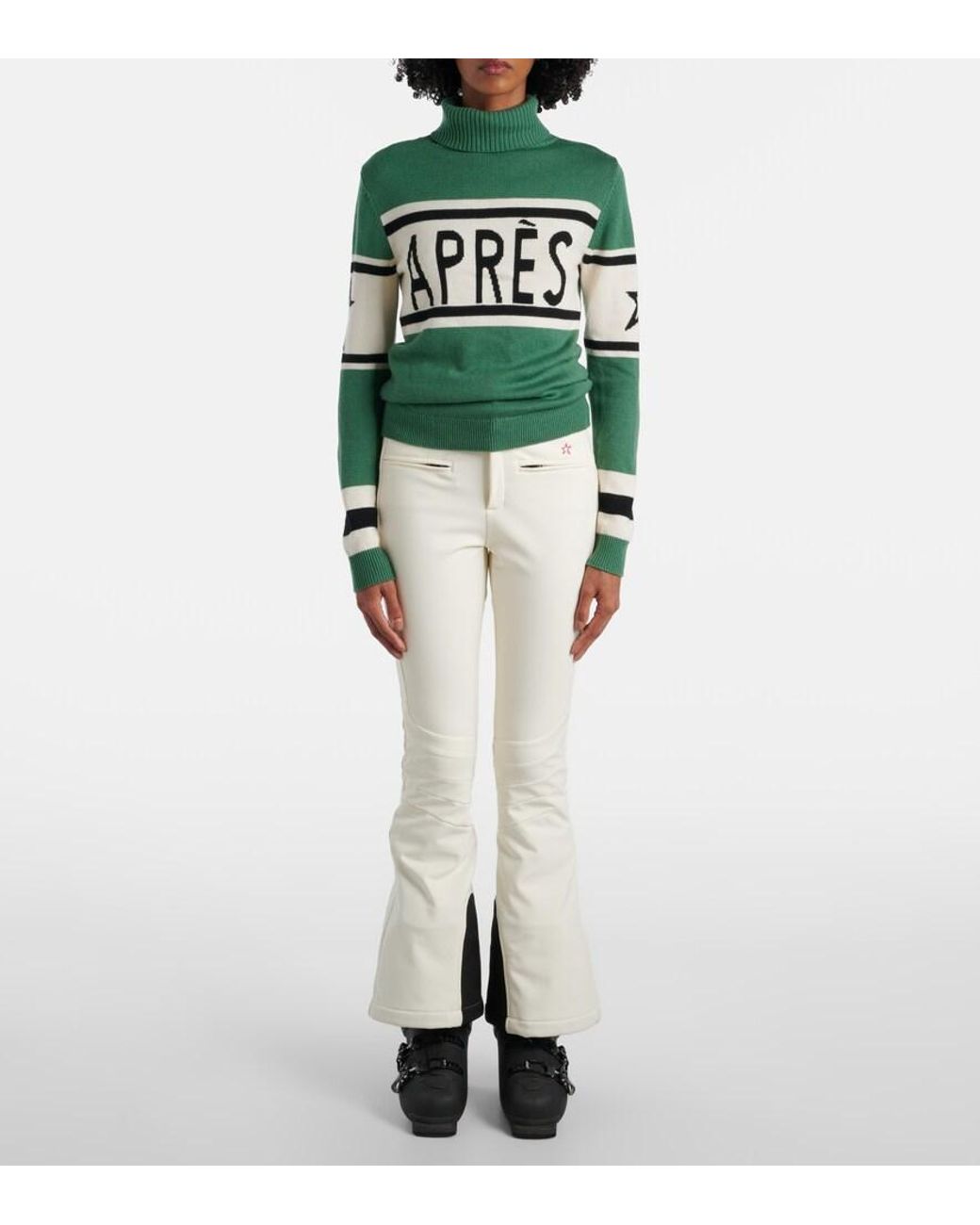 Perfect Moment Green Turtlenecks