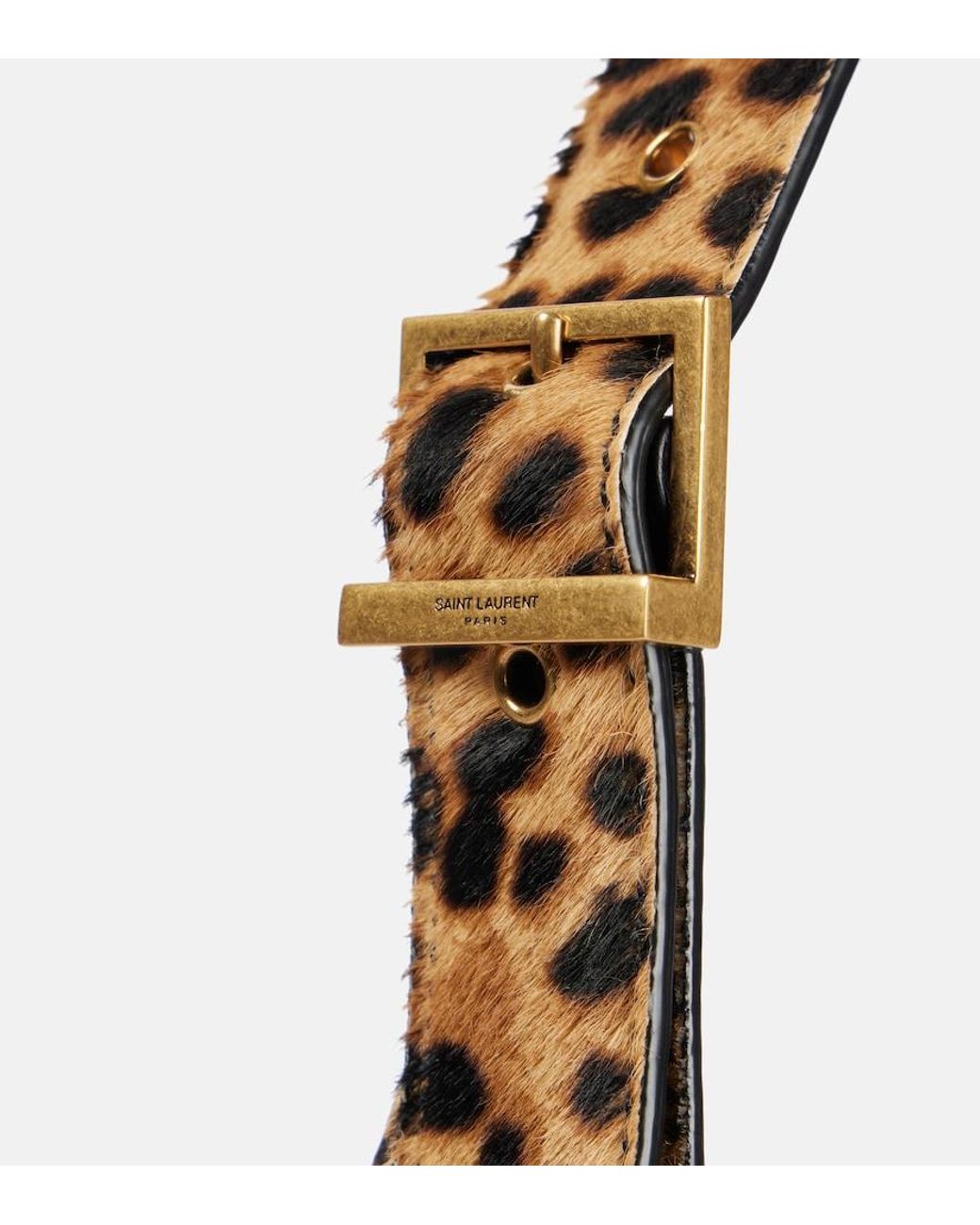 Saint Laurent Brown Le 5 A 7 Small Leather Shoulder Bag