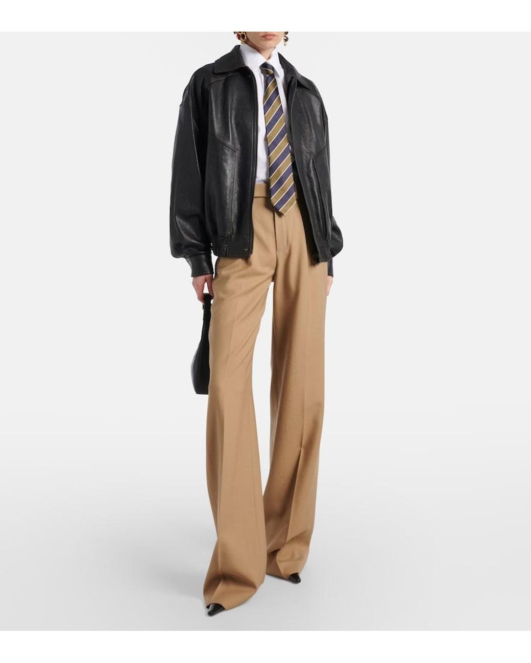 Saint Laurent Black Leather Jacket