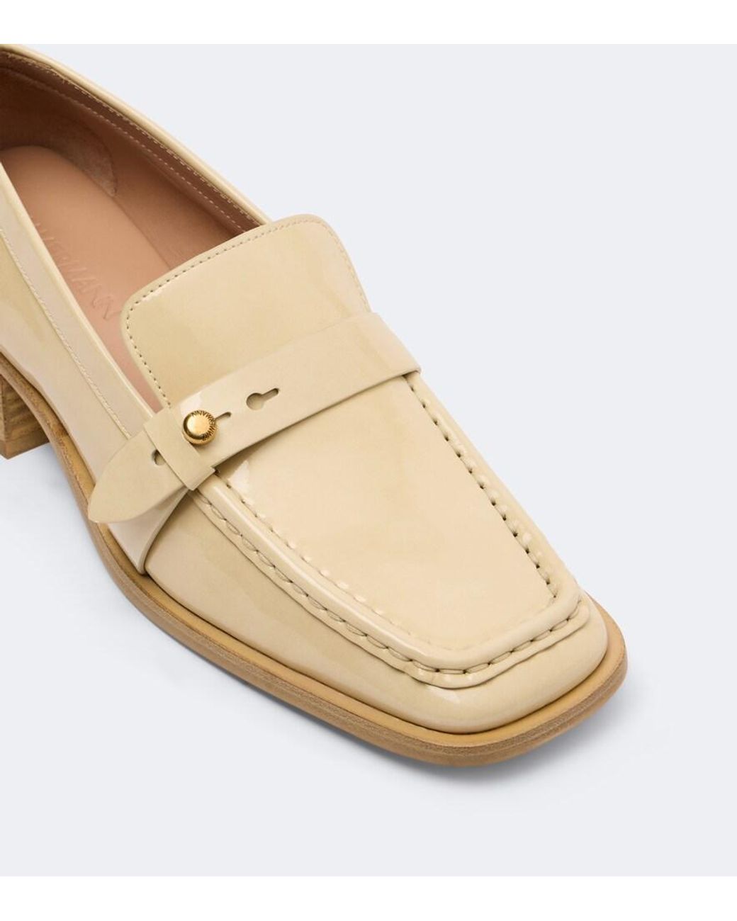 Zimmermann Natural Astor Patent Leather Loafers