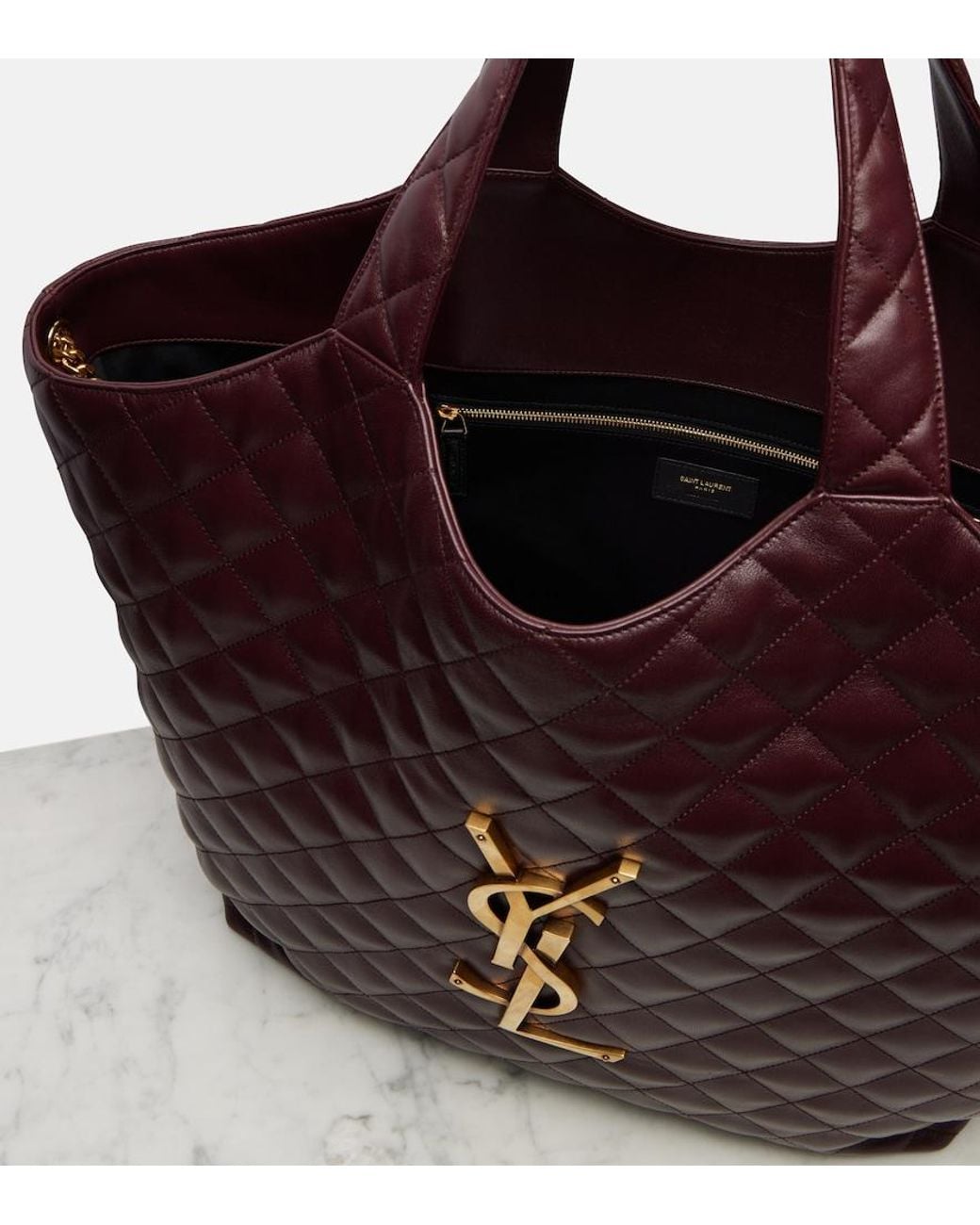 Shopper Icare Maxi di Saint Laurent in Red