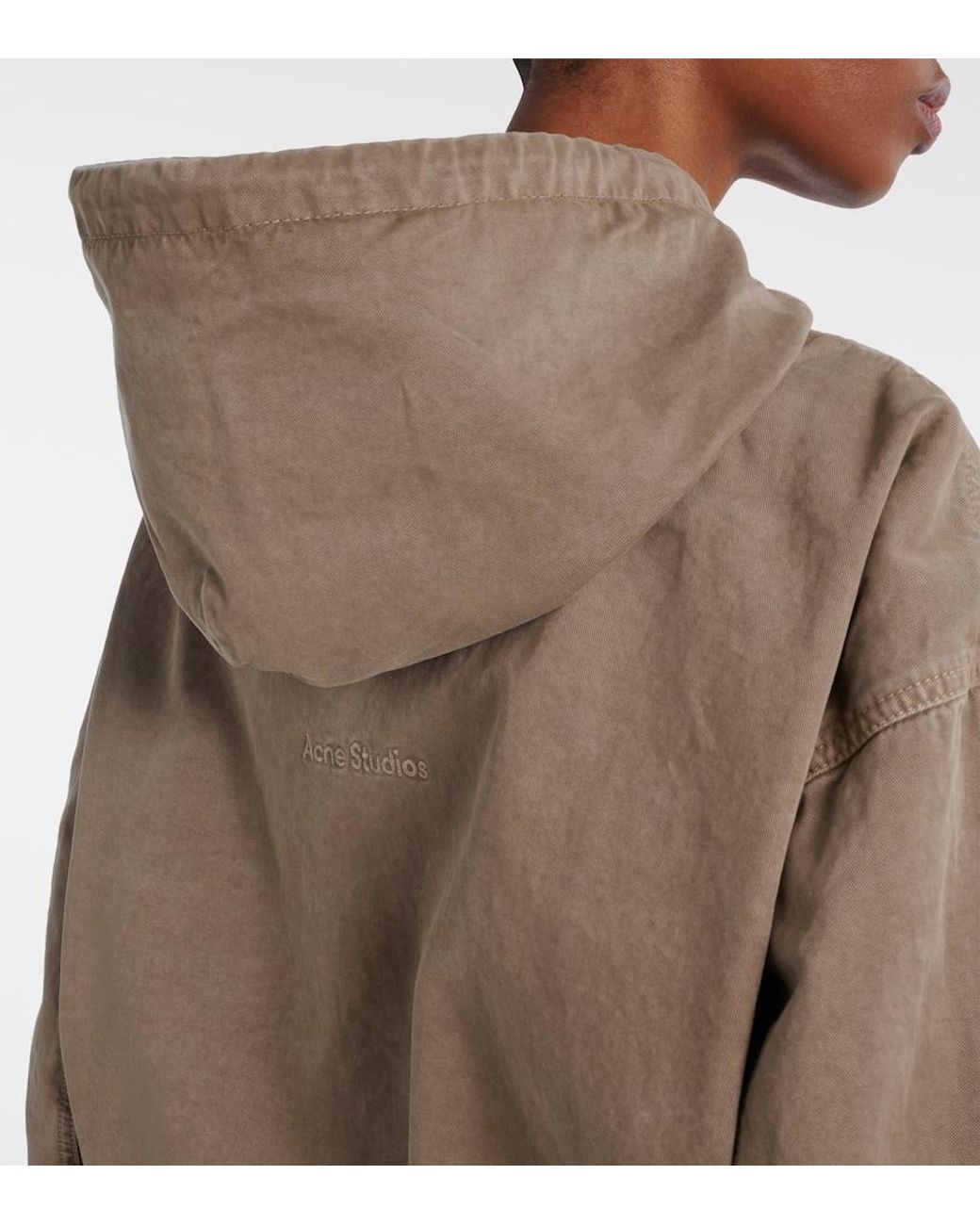Acne Studios Olido Denim Jacket in Natural | Lyst
