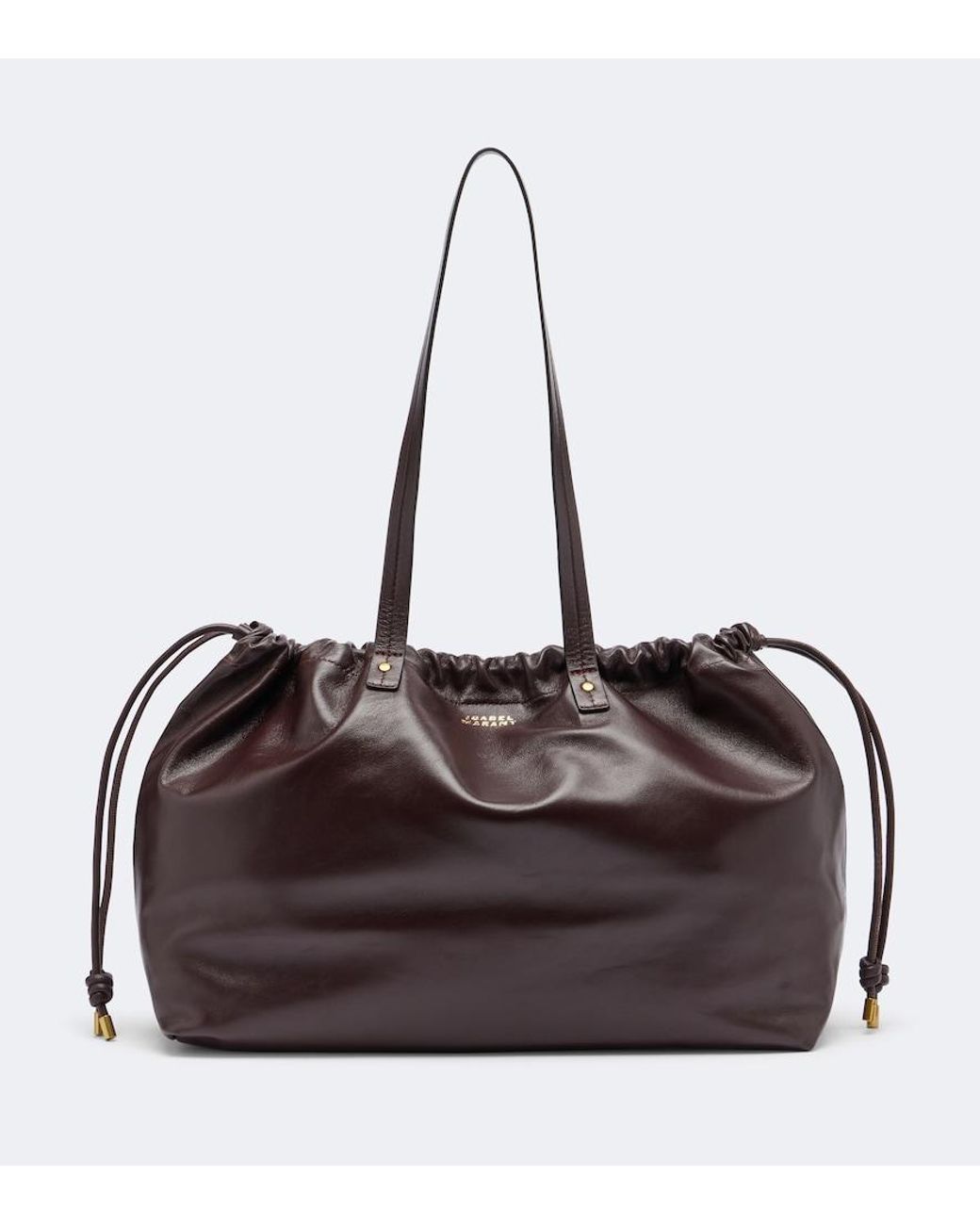 Isabel Marant Brown Silven Large Leather Shoulder Bag