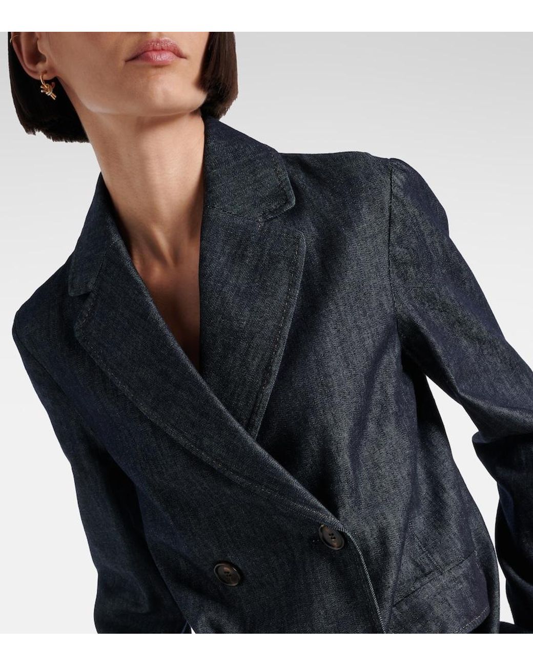 Max Mara Blue Sara Denim Jacket
