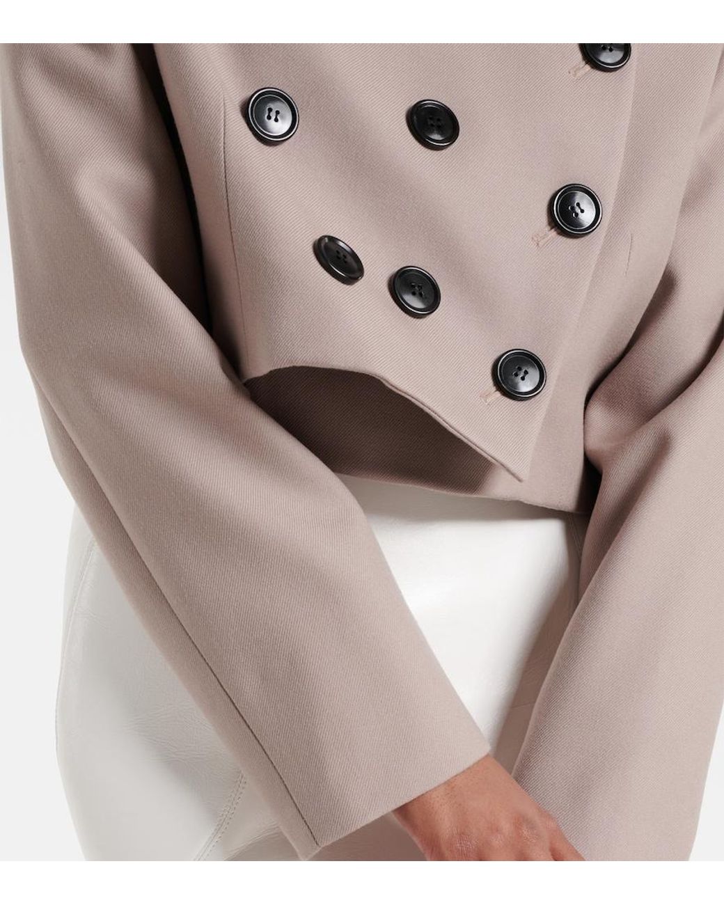 Alaïa Natural Wool Jacket