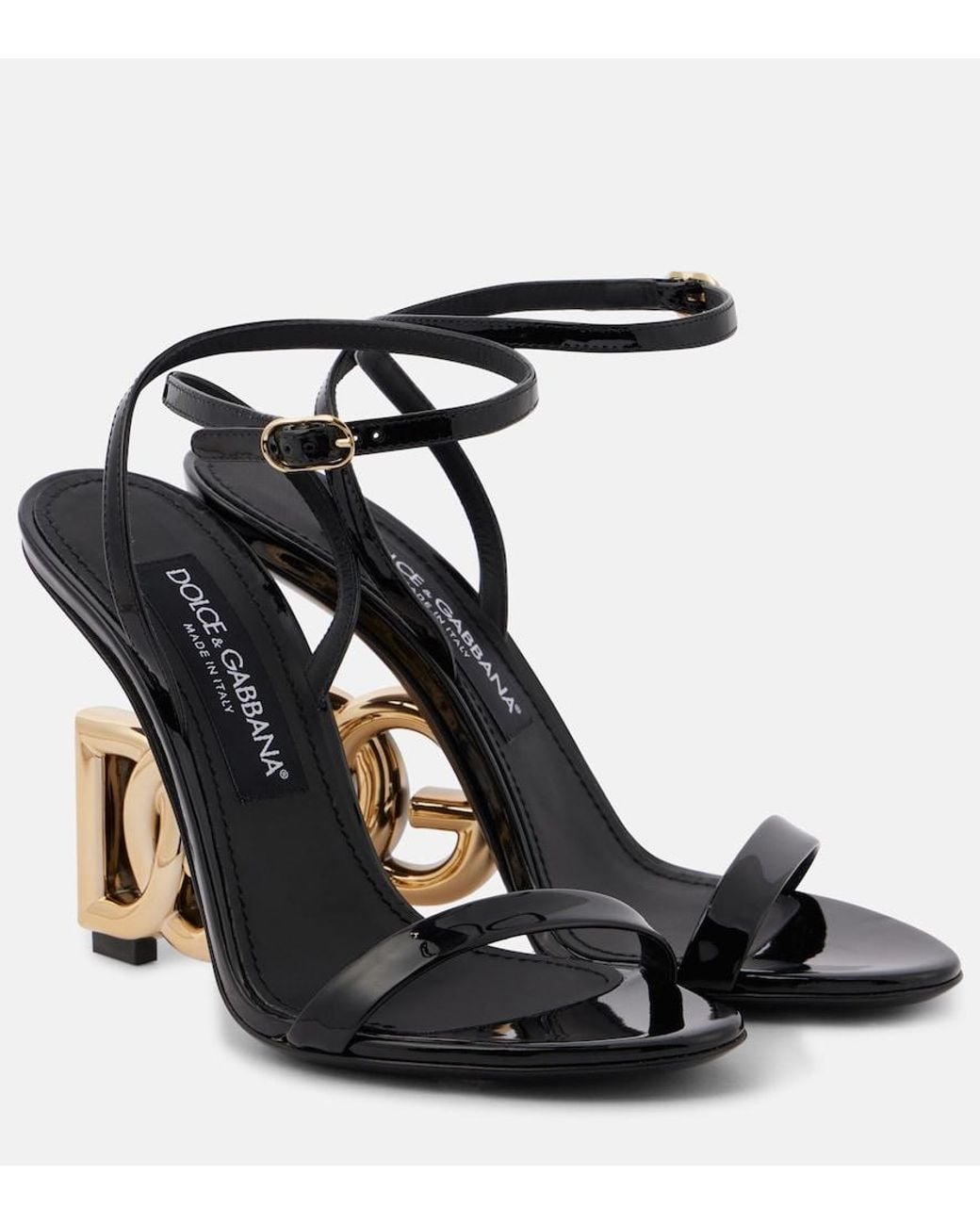 Dolce & Gabbana Black High Heel Sandals