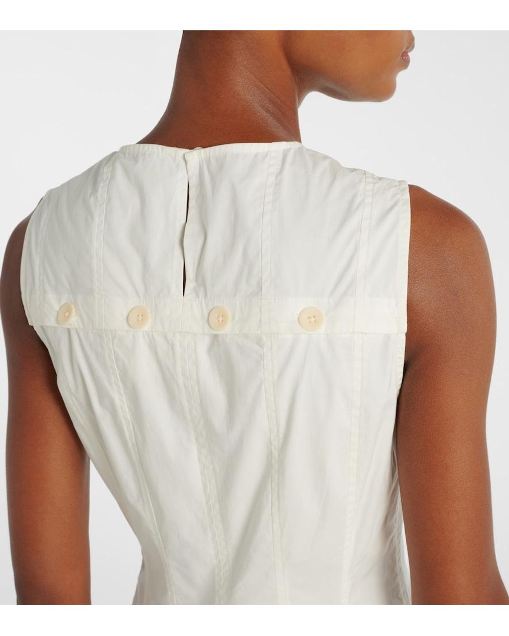 Proenza Schouler White Label Marley Cotton Midi Dress