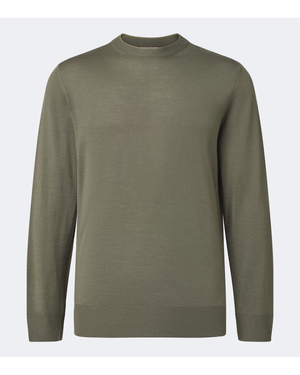 Pullover di Canali in Green da Uomo