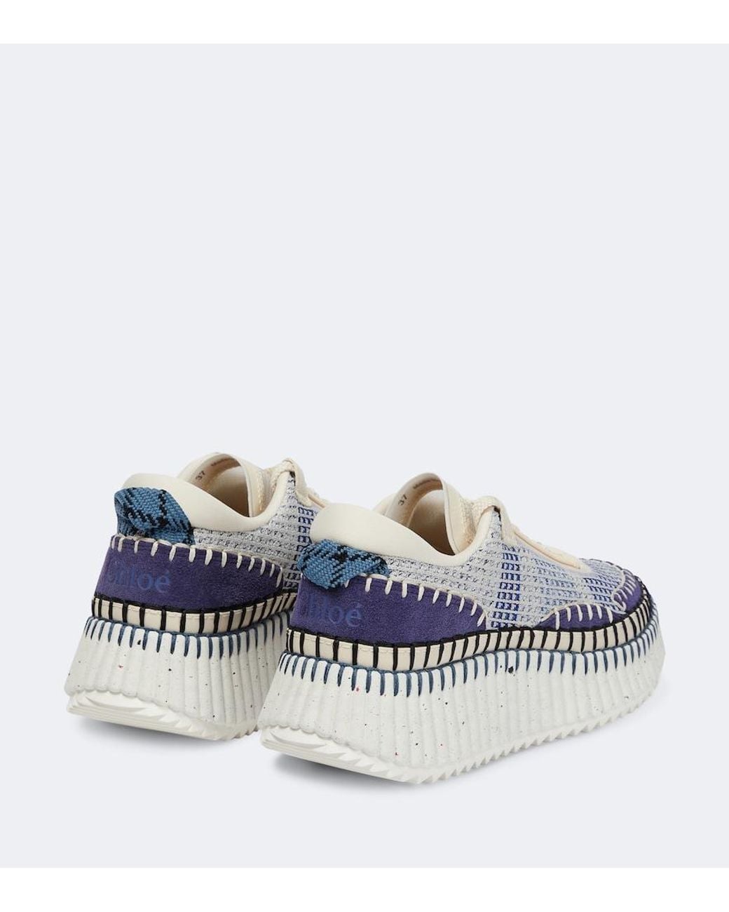 Chloé White Nama Sneaker