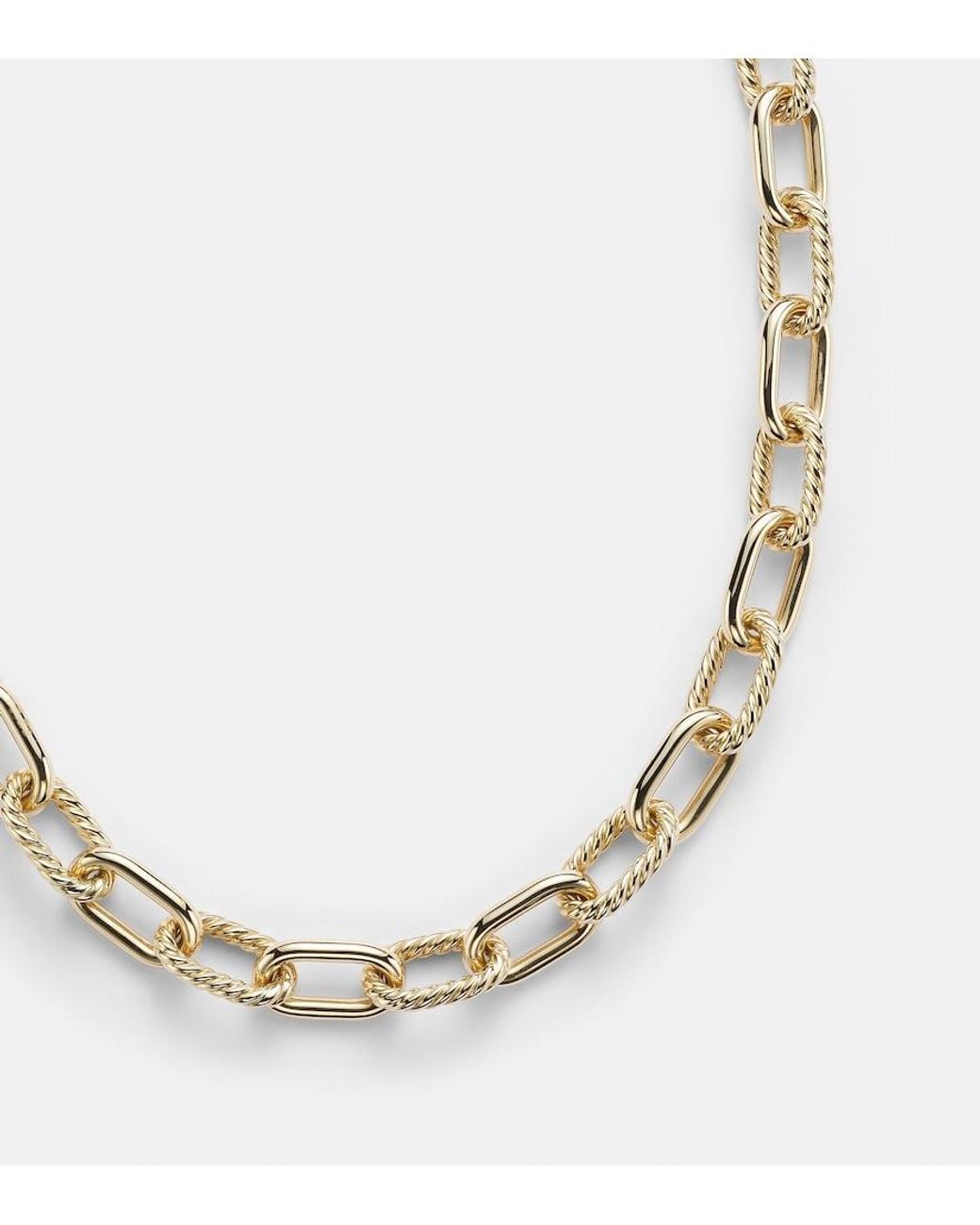 David Yurman Metallic Dy Madison 18Kt Chain Necklace