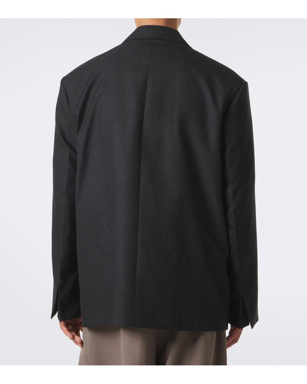 Studio Nicholson Black Fenn Wool Blazer for men