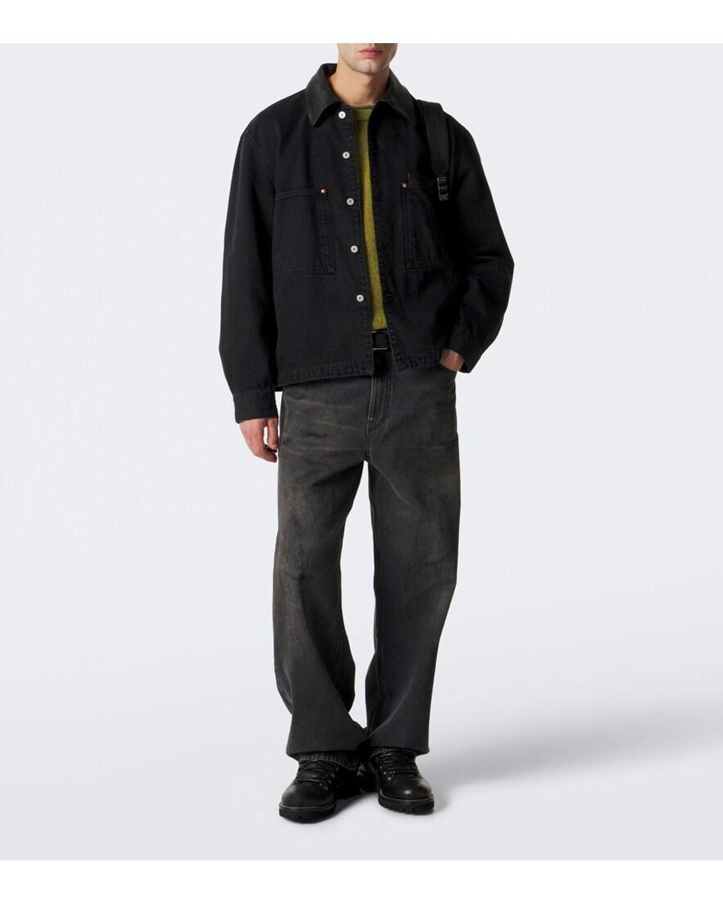 Stone Island Green Compass Cotton Sweater for men