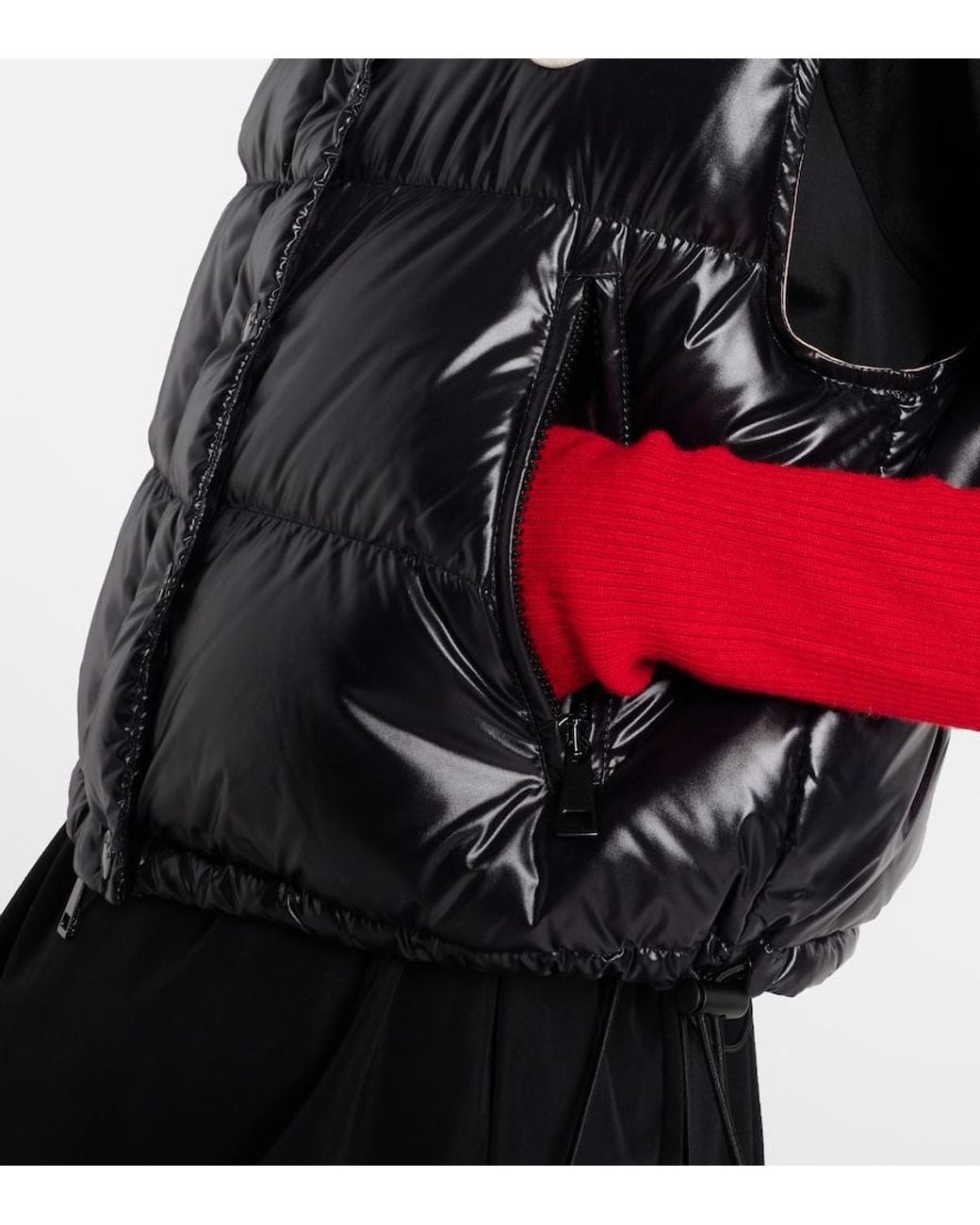 Moncler Black Quilted Down Vest