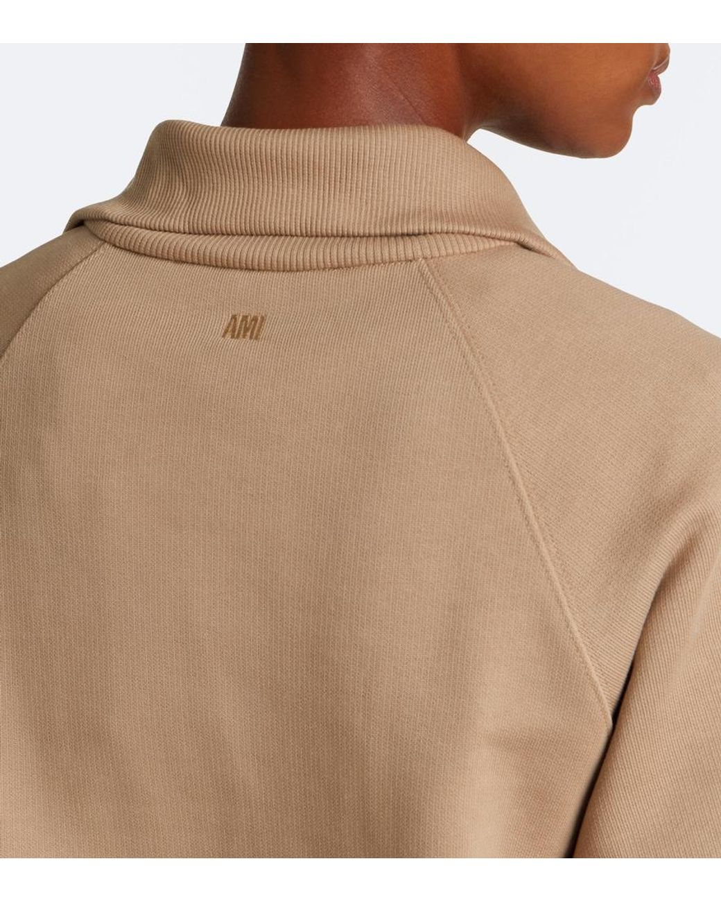 AMI Natural Ami De Coeur Cotton Sweatshirt