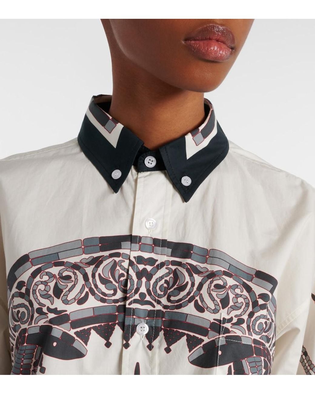 LaDoubleJ White Better Than Your Boyfriend's Cotton Shirt
