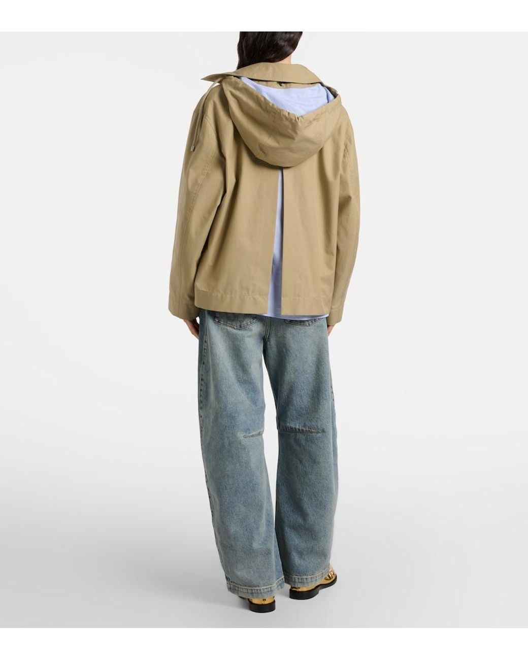 Loewe Blue Anagram Barrel-Leg Jeans