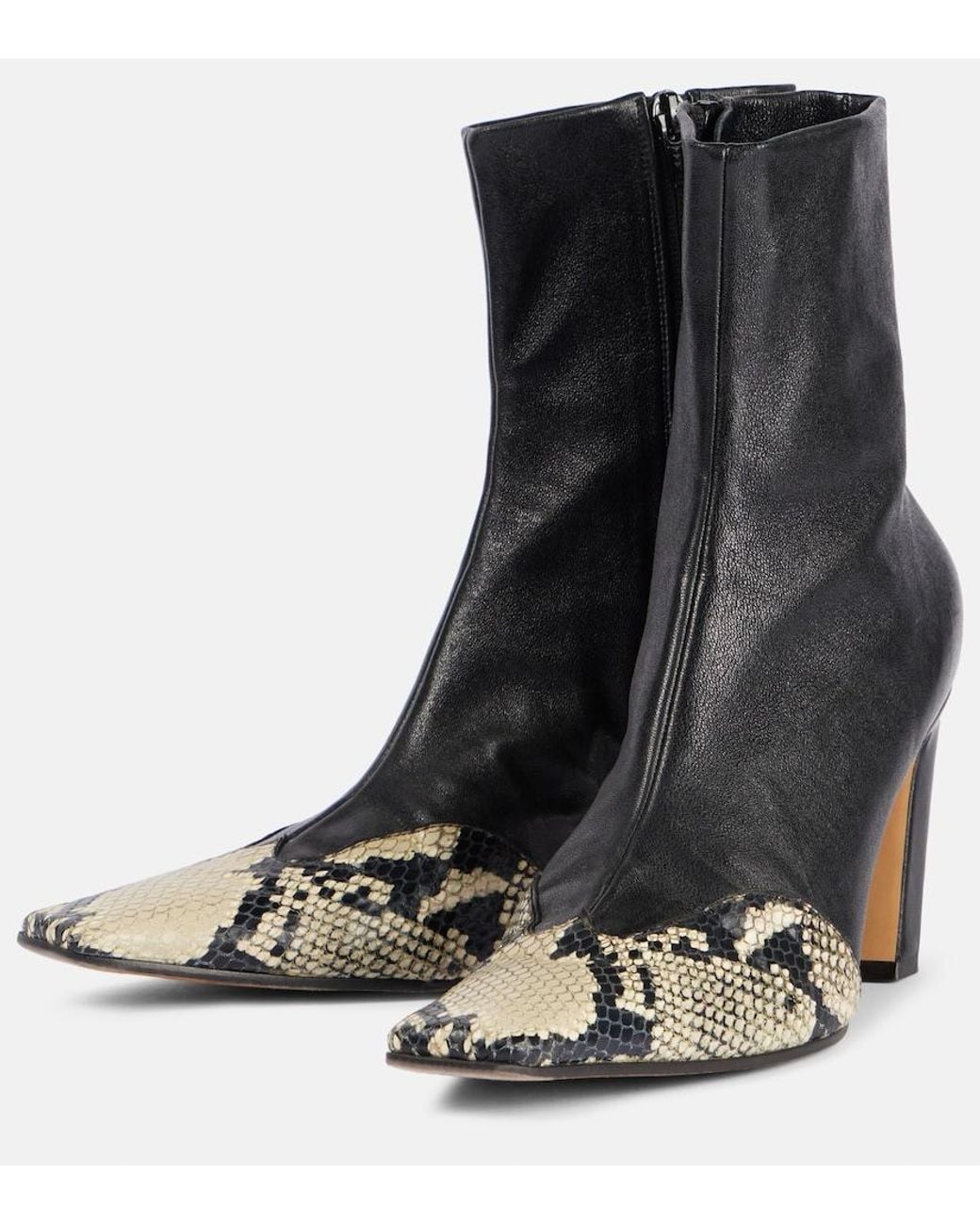 Khaite Black The Nevada Stretch High Boot