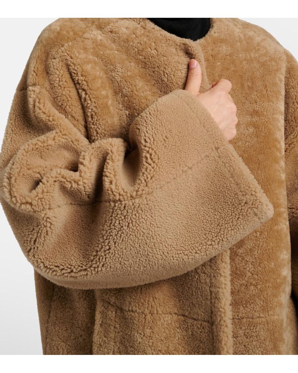 The Row Natural Narol Shearling Coat