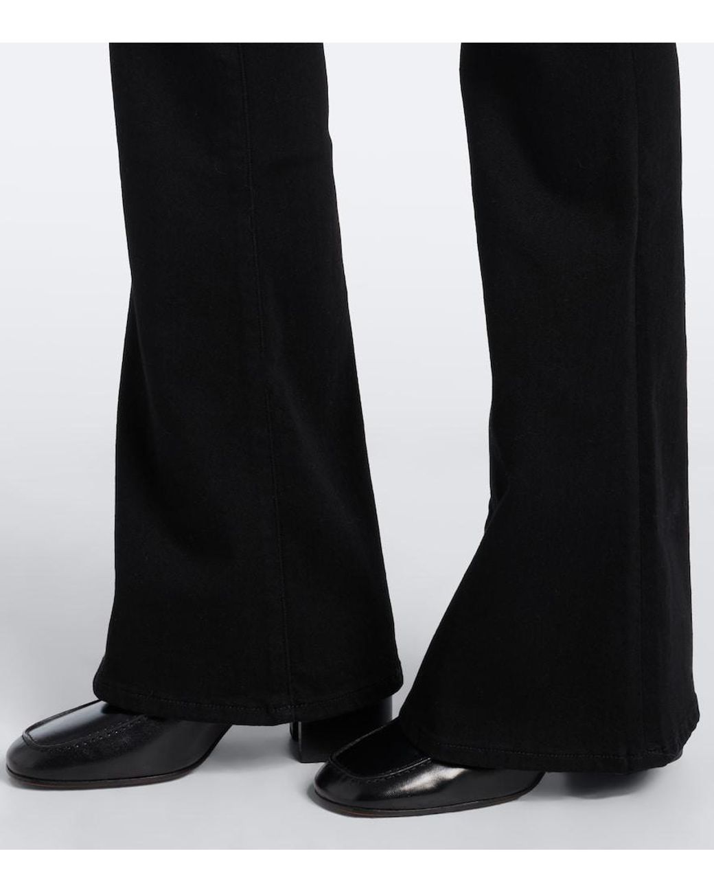 FRAME Black Reboot Flared Jeans