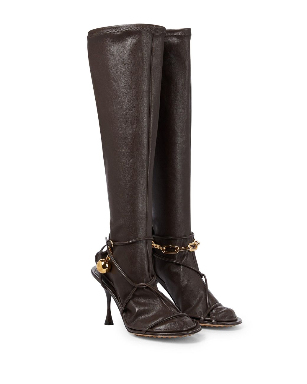 Bottega Veneta Dot Leather Boots in 