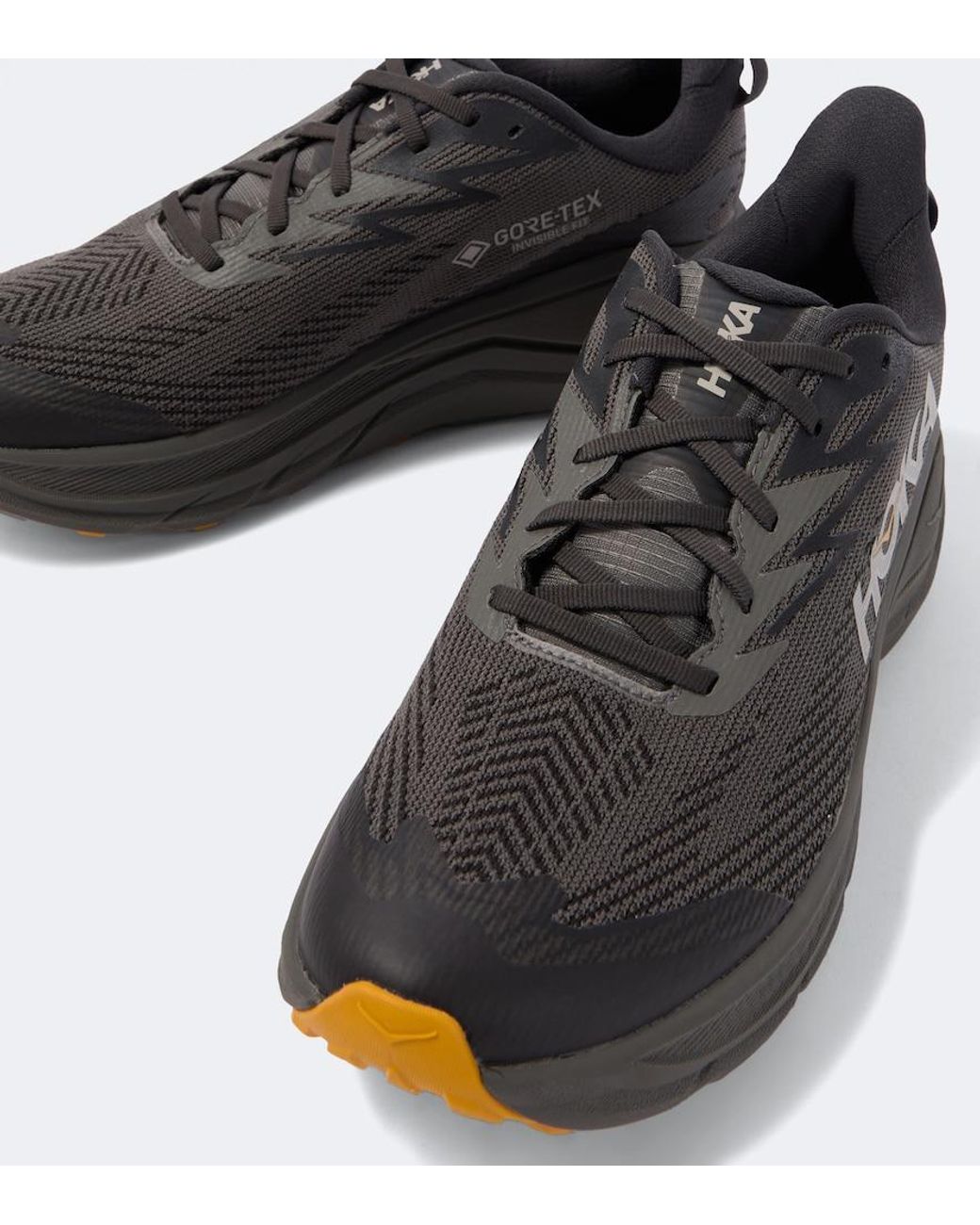 Hoka One One Black Challenger 8 Gore-Tex Trail Running Shoes for men