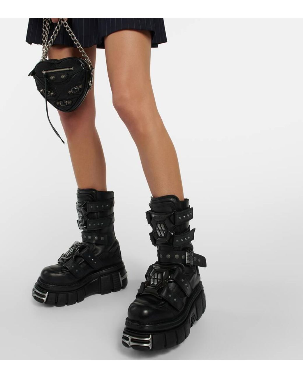 VETEMENTS New Rock 90mm boots - Black