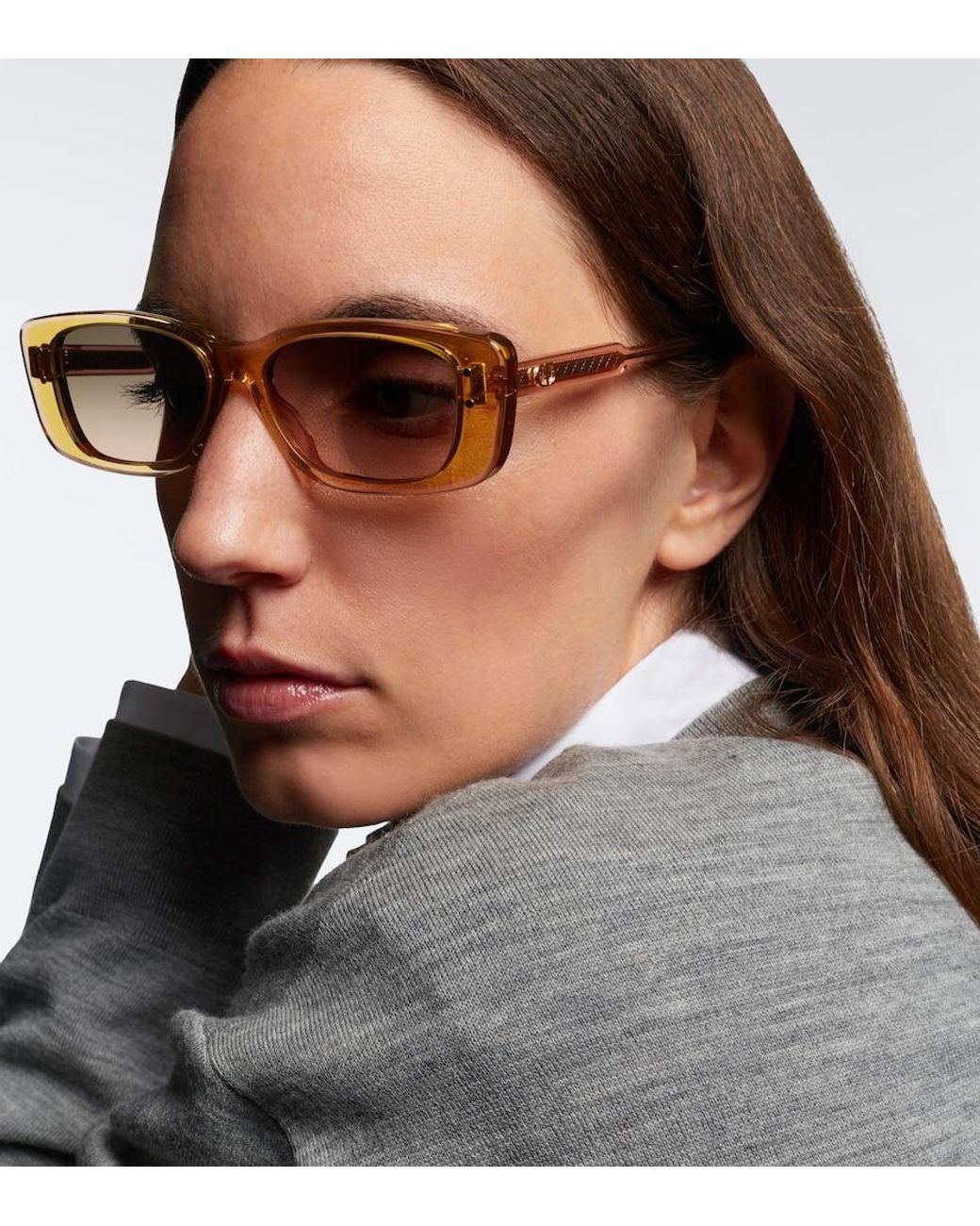 Dior Natural Diorhighlight S2I Rectangular Sunglasses
