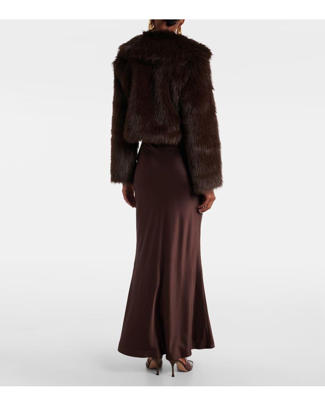 The Sei Brown Cropped Jacket