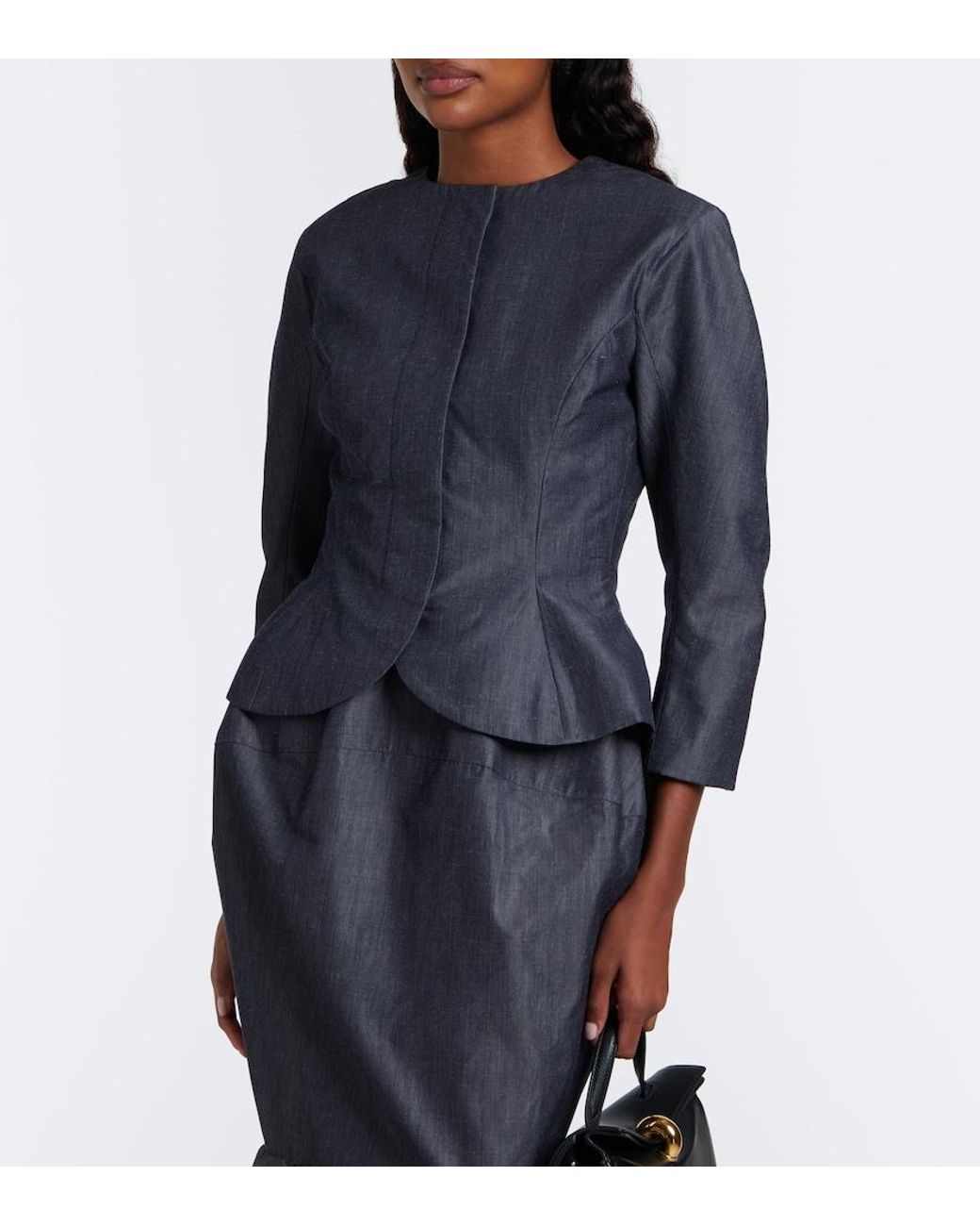 Jacquemus Black Palmier Cotton And Mohair-Blend Jacket