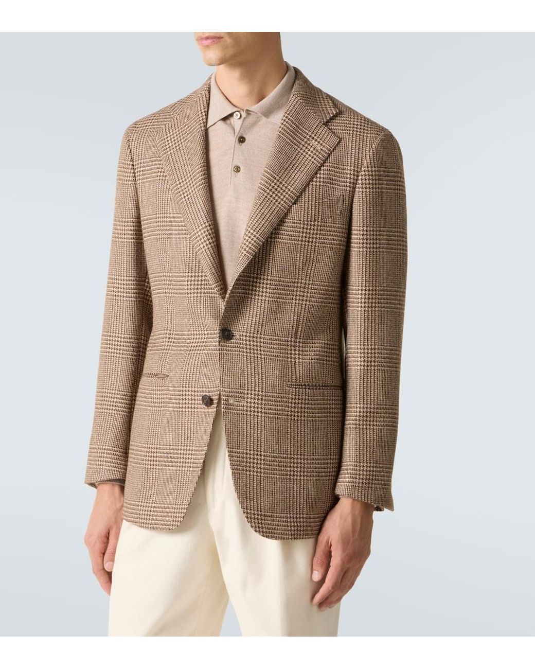 Saman Amel Blazer Aus Alpakawolle in Brown für Herren