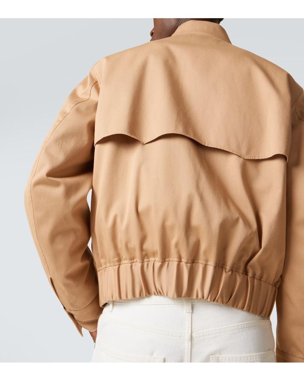 Gabriela Hearst Natural Cotton Blouson Jacket for men