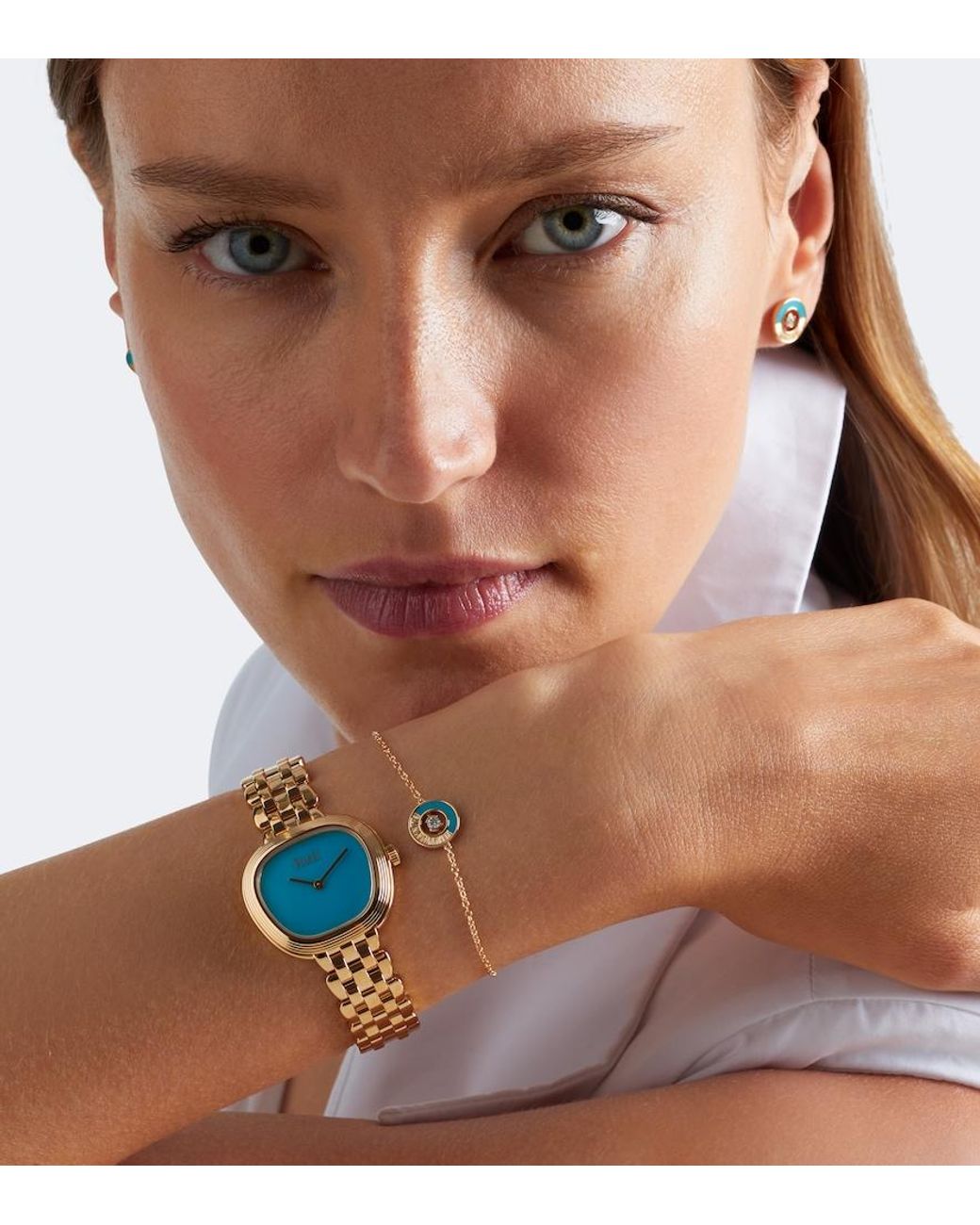 Piaget Metallic Possession Vibrant Palace 18Kt Rose Bracelet With And Diamond