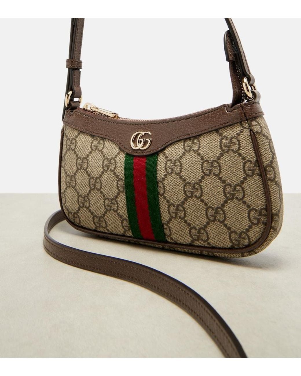 Gucci Metallic Ophidia Mini Gg Shoulder Bag