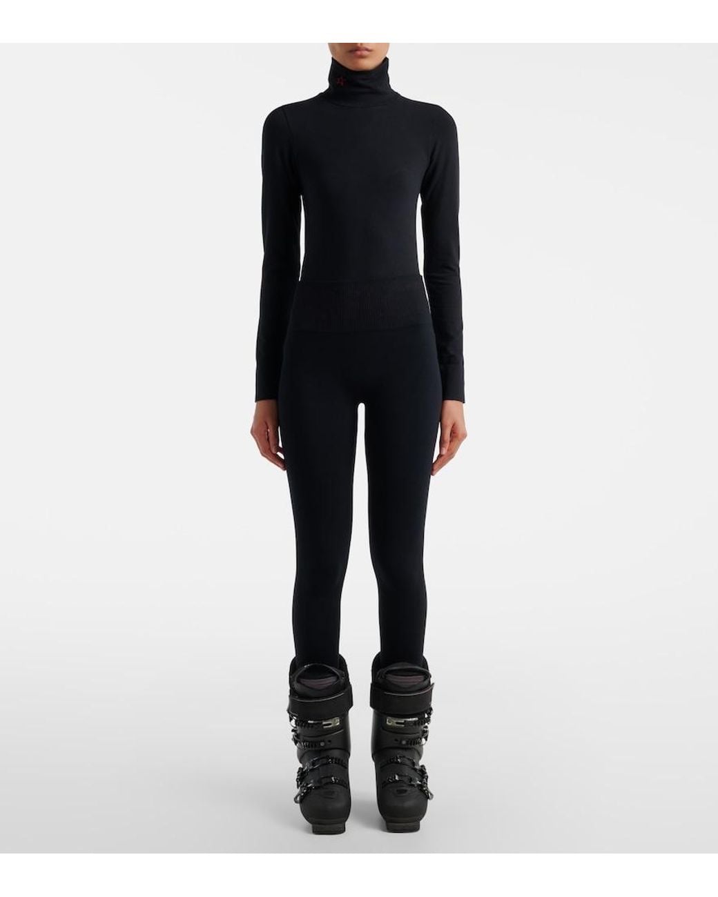 Perfect Moment Blue Turtleneck Ski Top