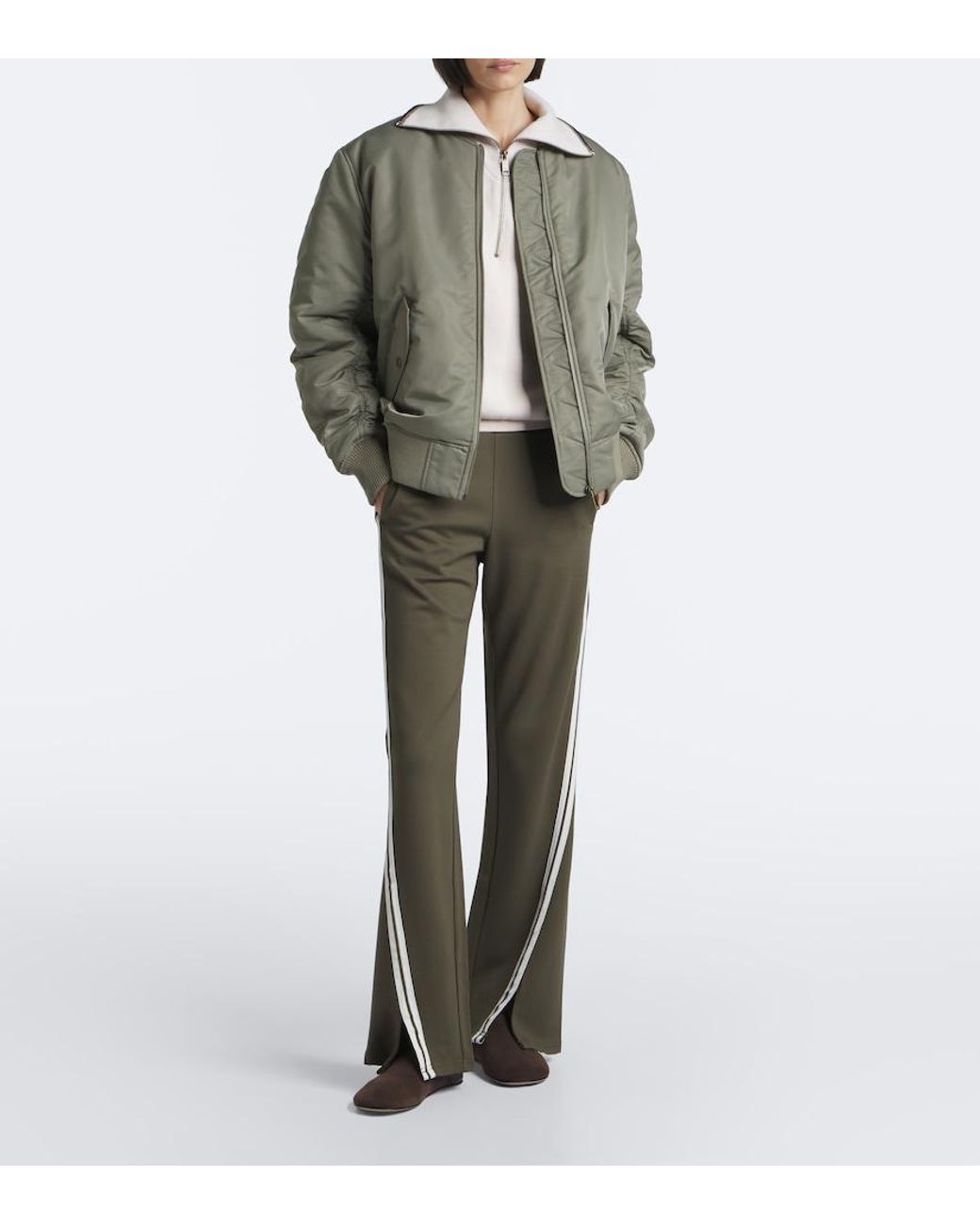 The Upside Green Tribute Bomber Jacket