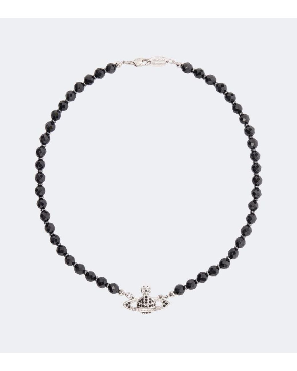 Vivienne Westwood Metallic Messaline Embellished Choker